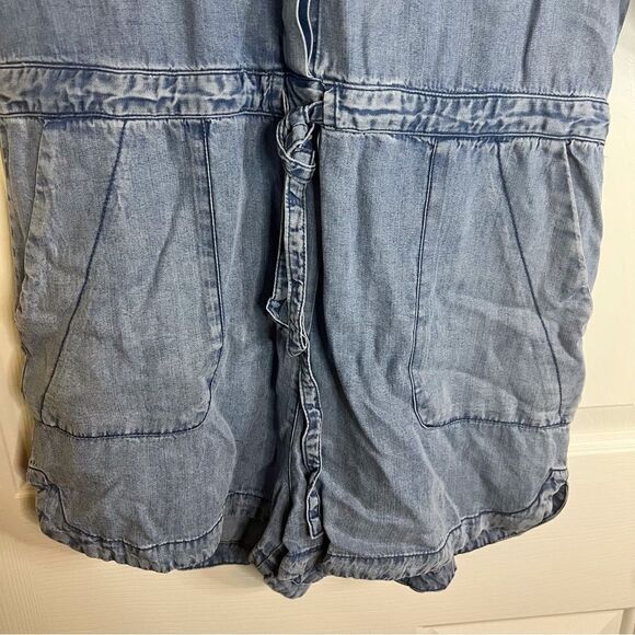 NWT Velvet Heart Womens Denim Short Sleeve Romper Size Small Casual Flattering - Picture 4 of 6